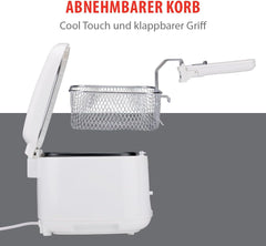 Fritéza Alpina 2,5 l DF-165, 1800 W - Nastavitelná teplota až 190 °C Spotřebiče Naty Shop