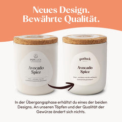 Potluck | Kräuterbutter-Gewürz | Würzmischung im Keramiktopf | 45 g | Veganské, bezlepkové a s přírodními ingrediencemi
