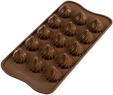 Silikomart 199384, Flame Chocolate 3D Form