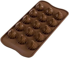 Silikomart 199384, Flame Chocolate 3D Form