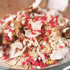 Bucăți de zmeură liofilizate | Fructe liofilizate liofilizate | Zmeură liofilizată fără gluten | Zmeură liofilizată | ZingyZoo (100g) Produse deshidratate Naty Shop