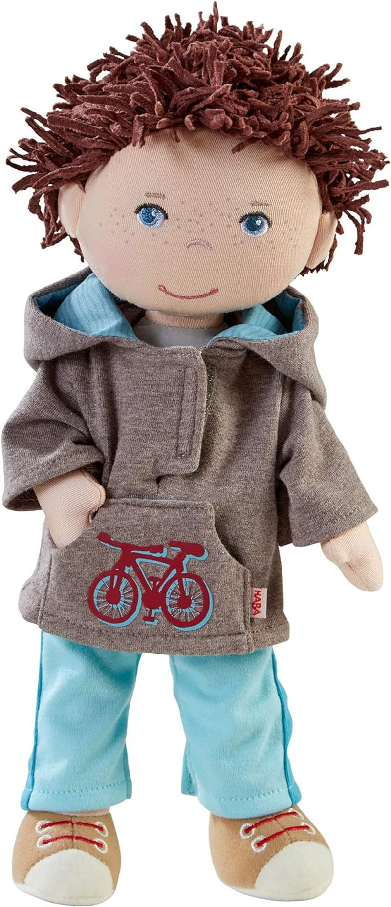 HABA 306528 - Lian Doll - Plyšová panenka pro děti od 18 měsíců na hraní a objímání z měkkých materiálů - Velikost: 30 cm Naty Shop Dolls Výchozí název