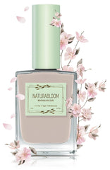 Rychleschnoucí béžový lak na nehty (Moon Dust) - přírodní lak na nehty s veganským složením - prodyšný, udržitelný a dlouhotrvající, 14 ml