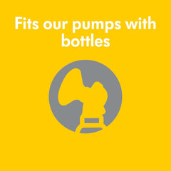 Biberoane Medela pentru depozitarea laptelui matern | Fără BPA | Pachet de 2 × 250 ml Accesorii Hrana si Alaptare Bebe Naty Shop