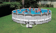 Intex 26676 Krystal Clear Salt Water System Pískové filtrační čerpadlo 7900 l/h Průtok vody 6000 l/h Systémový průtok pro bazény do 32200 l Plast Bílá
