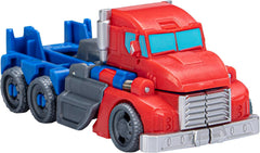 Transformers Earthspark Jednostupňový překlápěcí měnič Optimus Prime Action Figure (10cm) Robot Toy Age 6+ Akční figurky Naty Shop
