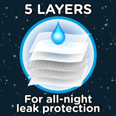 Huggies noční plenky, pro dívky 8-15 let (27-57 kg), velmi savé, 9 kusů (balení 2 ks) Mother and Child Naty Shop