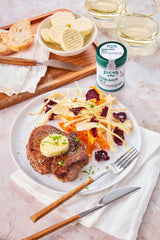 Fuchs Gewürze - Knoblauchsalz - Gewürzsalz für Dips, Saucen und Gemüse - přírodní složky - 90 g v wiederverwendbarer, recyclebarer Dávka