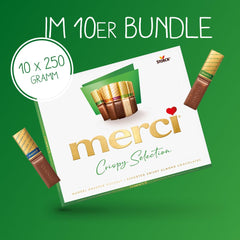 Nejjemnější výběrová odrůda Mandlové křupání – 10 x 250 g – Plněné i neplněné čokoládové speciality