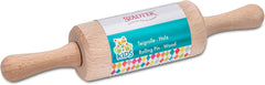 Staedtler Teigroller für Kinder, Holz, béžová, 7,5 cm