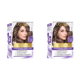 L'Oréal Paris Vopsea de păr permanentă cu rezultat de culoare ultra rece, acoperire 100% a părului gri, set cu colorare, șampon și cremă de îngrijire, Excellence Cool Creme, Nr. 7.11 Ultra rece blond mediu (Blond) Vopsea pentru par Naty Shop Titlu implicit
