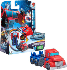 Transformers Earthspark 1-Step Flip Changer Optimus Prime Action Figure (10cm) Robot Toy Age 6+ Akční figurky Naty Shop Výchozí název