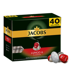 Kaffeekapseln Lungo Classico (nur für kurze Zeit) Megapack XXL & Kaffeekapseln Krönung Crema, 200 Nespresso kompatible Kapseln, 10er Pack, 10 x 20 Getränke, 1040 g
