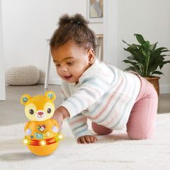 Vtech Baby Wobbly Bear - Jucărie interactivă cu 3 cântece cântate și 12 melodii - Pentru copii cu vârsta cuprinsă între 6-24 luni Jucarii Bebe Naty Shop