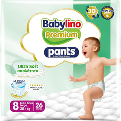 Prémiové kalhoty velikosti 8 s ultra měkkým filtrem, XXL (20+ kg), 26 kusů