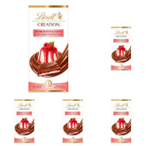 Lindt Chocolate Creation Malinová Panna Cotta, Čokoládový dárek, Čokoládová tyčinka, 150g (balení 5 ks)