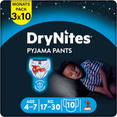 HUGGIES Drynites scutece de noapte, pentru băieți 4-7 ani (17-30 kg), 30 bucăți Naty Shop