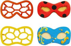 , 0255136 Karnevalmasken-Ausstechformen-Set, Das ideale Set zur Herstellung von Fondant- oder Gummidekorationen, Made in Italy, Originální design. 2 Stück-Packung.
