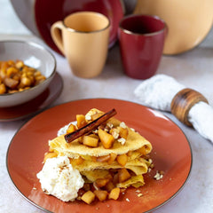 MÄSER 931871 Kovový okraj, Moderní nádobí pro 4 osoby s okrajem v barvě mosazi, 16dílná kombinovaná služba Sady nádobí Naty Shop