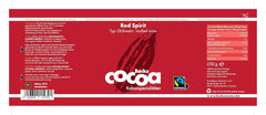 Red Spirit, Cacao fină aromată cu vin roșu, 250 grame Cacao si Ciocolata Calda Naty Shop