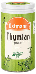 Ostmann Thyme gerebelt 15 g Thyme-Gewürz für viele Fleisch-, Fisch-, Pilz-, und Gemüsegerichte der Mediterranen Küche, Množství: 1 kus