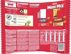 Nestlé Mini Mix čokoládové tyčinky, pět lahodných příchutí, 19 tyčinek, balení 2 ks (1 x 321 g)