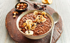 RUF Smoothie Bowl Oves Banán Oříšky Čokoláda Snídaně Svačina Rychlá a snadná Veganská 1 sáček x 50 g (balení 3 ks)