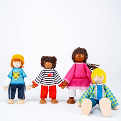 51463 - Păpuși flexibile Familie interculturală