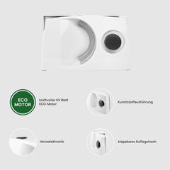 Ritter Markant 05 Multifunkční skládací elektrický kráječ a kráječ chleba s ekologickým motorem Made in Germany Drtiče a kráječe Naty Shop