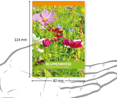 FLORTUS Wildflower Meadow Party Favors (100 kusů) | Směs květinových semínek pro včely a hmyz jako poděkování a reklamní dárky