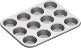 Kitchencraft pečící plech na muffiny, nepřilnavý kryt, pojme 12 muffinů, 35 cm x 27 cm pekáče a podnosy Naty Shop