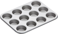 Kitchencraft pečící plech na muffiny, nepřilnavý kryt, pojme 12 muffinů, 35 cm x 27 cm pekáče a podnosy Naty Shop