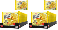 Nissin Ramen - Thajské pečené kuře 10 balení Instantní nudle v asijském stylu Thajský recept Rychlé a snadné asijské jídlo (10 x 65 g)