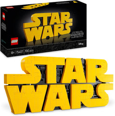 LEGO Star Wars 75407 Star Wars Logo Bricks - Set de construcție pentru adulți de colecționat - Model de cultură pop - piesă de prezentare pentru birou - Idee de cadou pentru adulți și fani adolescenți Seturi de constructie Besuche den LEGO-Store Titlu implicit