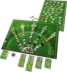 KOSMOS 691783 Keltis hra včetně rozšíření Keltis, klasická desková hra, rodinná hra pro 2-4 hráče od 10 let, společenská hra pro děti a dospělé, hra roku 2008