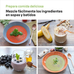 Braun Homehold Hogar Multiquick 7 Armmixer, Spritzschutz-Technologie, Spülmaschinenfest, Bpa-Freier Kunststoffbecher, MQ7000, 1000 W, Weiß Kitchen Naty Shop