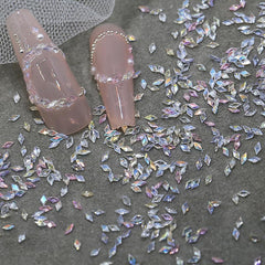 50 de piese mici zirconiu romb sclipici pietre unghii brelocuri culori mixte strasuri sclipitoare farmece unghii mini romb unghii cristale unghii diamante strasuri unghii farmece accesorii unghii nail art