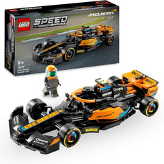 LEGO Speed Champions Závodní auto Formule 1 Mclaren 2023 pro děti od 9 let, chlapce a dívky, kteří si rádi hrají Samostatně sestavitelný model vozidla Dekor do dětského pokoje 76919 Stavebnice Besuche den LEGO-Store Single