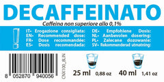 Decaffeinato Coffee Capsules Nespresso Compatible 5.6g x 100 capsules