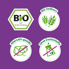 FRECHE FREUNDE Bio snídaňové müsli Edda's Berry Křupavá müsli směs pro školáky s lyofilizovanými jahodami Vegan 6 balení (6 x 280 g)