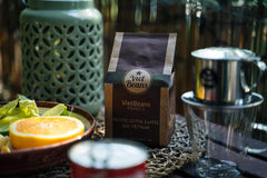VietBeans 100% Arabica Gemahlener Röstkaffee - Kaffee säurearm gemahlen - Fruchtiger Hochlandkaffee mit Nebennote Karamell und Honig - Leicht bittere Süße - 250g