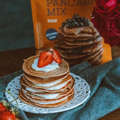 Bett'R Pancake Mix, organická, veganská a bezlepková směs na pečení, 6 x 400 gramů Kitchen Naty Shop