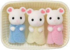 Sylvanian Families L5337 Marshmallow Mouse Triplets - Figurky domečku pro panenky Naty Shop Dolls