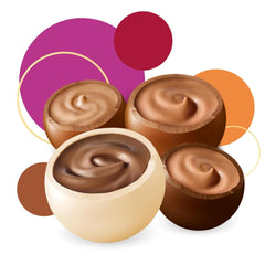 Merci Lovelies Creamy – 185 gramů – Pralinková směs s čokoládovými specialitami plněnými Naty Shop