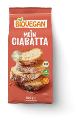 Biovegan Mein Ciabatta Backmischung Směs na pečení a vaření Naty Shop 9 kg (1Er Pack)