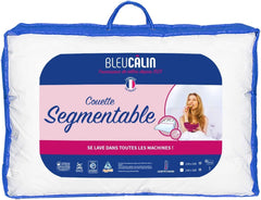 KSGB402460 Prošívaná postel pro 2 osoby, snadno omyvatelná, bílá, 220X240 cm Přikrývky a přikrývky Naty Shop