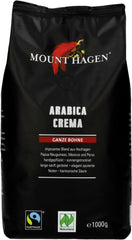 Cremă de cafea prăjită organic, boabe întregi (2 x 1 kg)