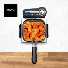 Taurus Professional 2 plus - Fritéza na olej, 2 litry, 1700 W, nerezová ocel 18/8 Spotřebiče Naty Shop