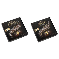 Dárková kazeta LINDOR Extra Black 70% Cacao, Dárková čokoláda, cca. 15 lanýžů LINDOR, 186 g (balení 2 ks)