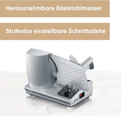 SEVERIN Multifunkční kráječ na chleba, uzeniny nebo strouhaný sýr a kráječe Naty Shop